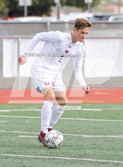 Thumbnail 2 in Queen Creek vs. Mountain View  (Coyote Classic Soccer Tournament) photogallery.