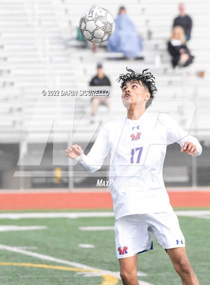 Thumbnail 2 in Queen Creek vs. Mountain View  (Coyote Classic Soccer Tournament) photogallery.