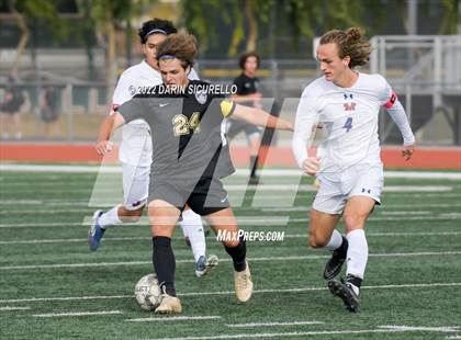 Thumbnail 1 in Queen Creek vs. Mountain View  (Coyote Classic Soccer Tournament) photogallery.