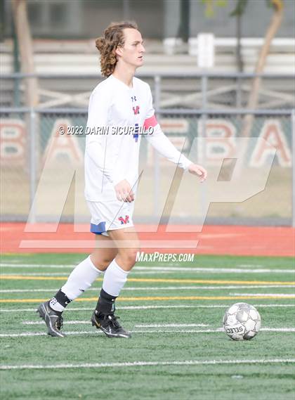 Thumbnail 2 in Queen Creek vs. Mountain View  (Coyote Classic Soccer Tournament) photogallery.