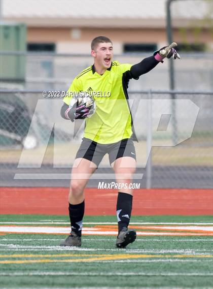 Thumbnail 3 in Queen Creek vs. Mountain View  (Coyote Classic Soccer Tournament) photogallery.