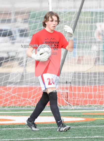 Thumbnail 1 in Queen Creek vs. Mountain View  (Coyote Classic Soccer Tournament) photogallery.
