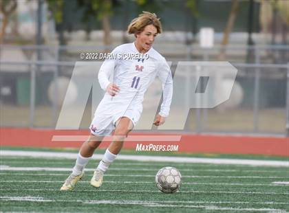 Thumbnail 2 in Queen Creek vs. Mountain View  (Coyote Classic Soccer Tournament) photogallery.