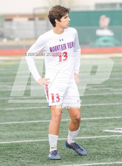 Thumbnail 2 in Queen Creek vs. Mountain View  (Coyote Classic Soccer Tournament) photogallery.