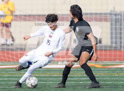 Thumbnail 1 in Queen Creek vs. Mountain View  (Coyote Classic Soccer Tournament) photogallery.