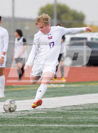 Thumbnail 3 in Queen Creek vs. Mountain View  (Coyote Classic Soccer Tournament) photogallery.