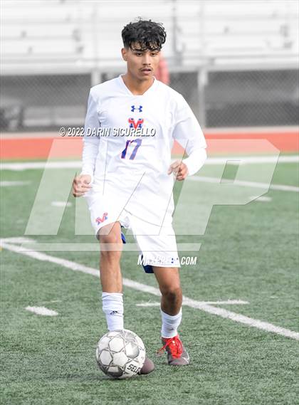Thumbnail 3 in Queen Creek vs. Mountain View  (Coyote Classic Soccer Tournament) photogallery.