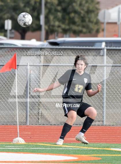 Thumbnail 3 in Queen Creek vs. Mountain View  (Coyote Classic Soccer Tournament) photogallery.