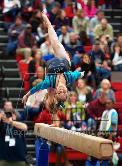 Thumbnail 2 in NYSPHSAA Gymnastics Championships (Balance Beam) photogallery.