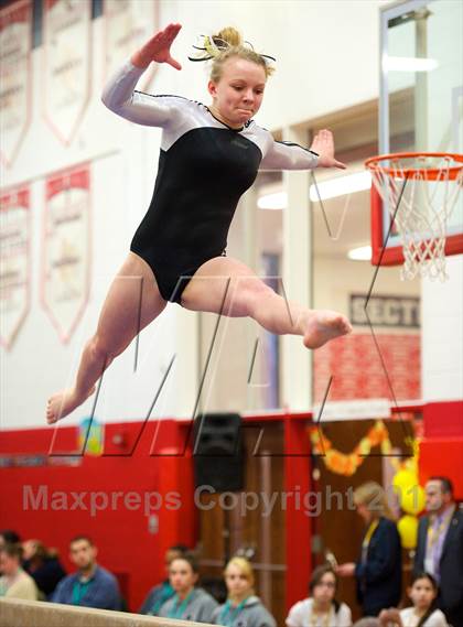 Thumbnail 2 in NYSPHSAA Gymnastics Championships (Balance Beam) photogallery.