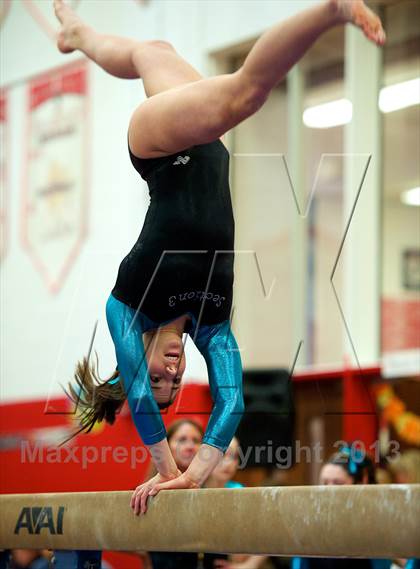 Thumbnail 2 in NYSPHSAA Gymnastics Championships (Balance Beam) photogallery.