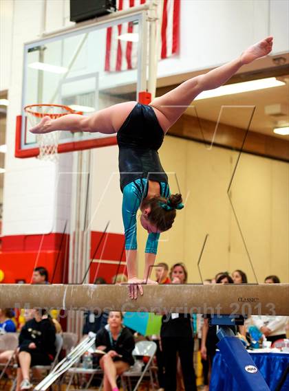 Thumbnail 3 in NYSPHSAA Gymnastics Championships (Balance Beam) photogallery.