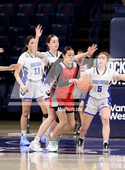 Thumbnail 1 in St. Augustine Catholic vs Desert Christian (McKale Center) photogallery.