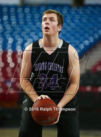 Thumbnail 1 in Redding Christian vs. Vacaville Christian (At Sleep Train Arena) photogallery.