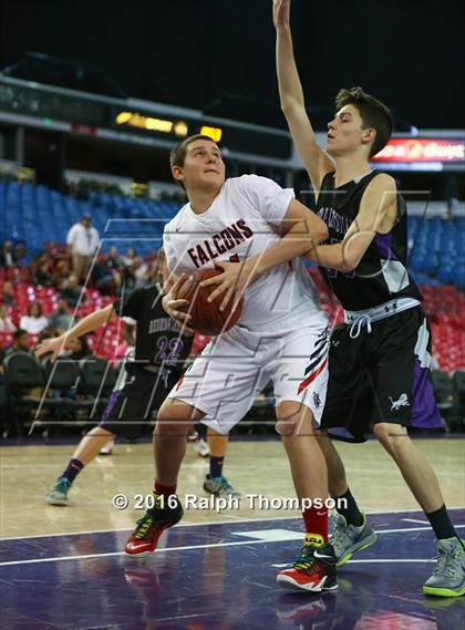 Thumbnail 2 in Redding Christian vs. Vacaville Christian (At Sleep Train Arena) photogallery.