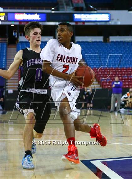 Thumbnail 2 in Redding Christian vs. Vacaville Christian (At Sleep Train Arena) photogallery.
