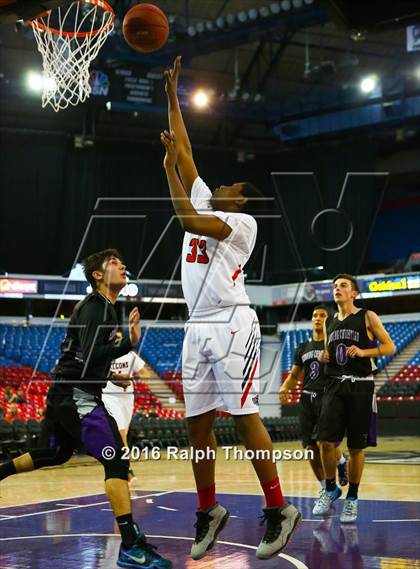 Thumbnail 3 in Redding Christian vs. Vacaville Christian (At Sleep Train Arena) photogallery.