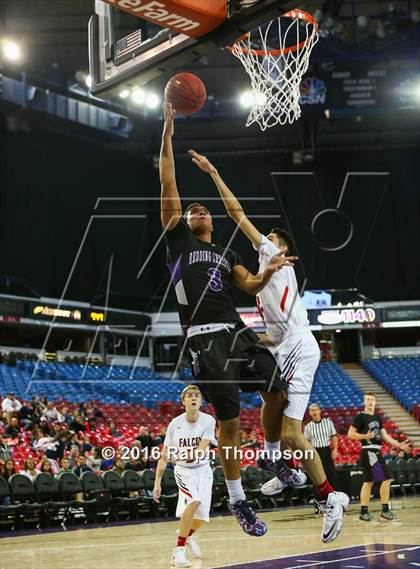 Thumbnail 1 in Redding Christian vs. Vacaville Christian (At Sleep Train Arena) photogallery.