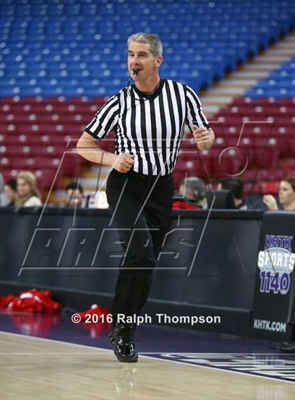 Thumbnail 1 in Redding Christian vs. Vacaville Christian (At Sleep Train Arena) photogallery.