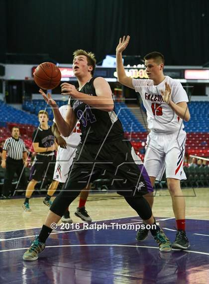 Thumbnail 2 in Redding Christian vs. Vacaville Christian (At Sleep Train Arena) photogallery.