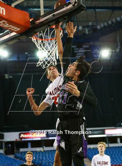 Thumbnail 1 in Redding Christian vs. Vacaville Christian (At Sleep Train Arena) photogallery.