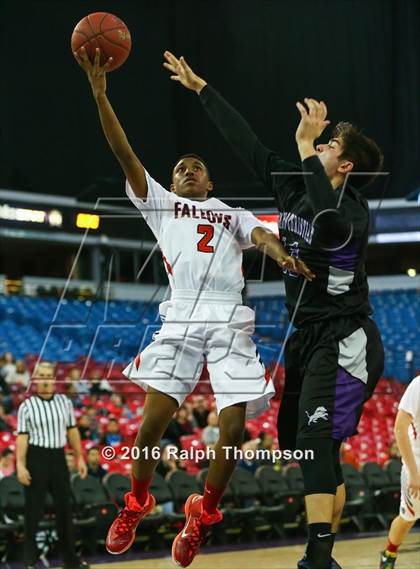 Thumbnail 2 in Redding Christian vs. Vacaville Christian (At Sleep Train Arena) photogallery.