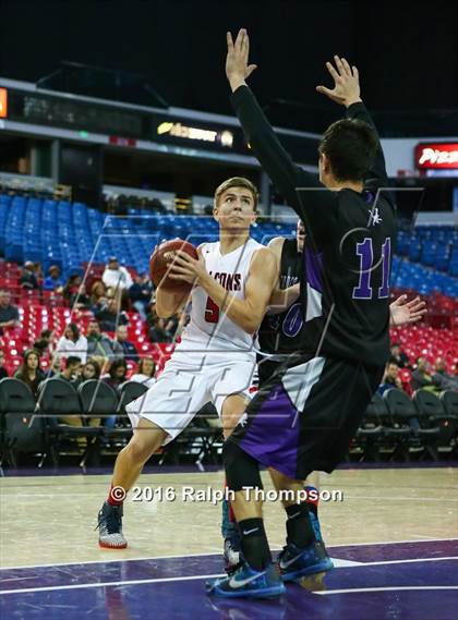 Thumbnail 2 in Redding Christian vs. Vacaville Christian (At Sleep Train Arena) photogallery.