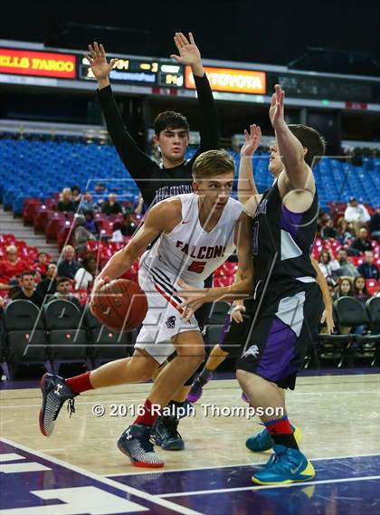 Thumbnail 1 in Redding Christian vs. Vacaville Christian (At Sleep Train Arena) photogallery.