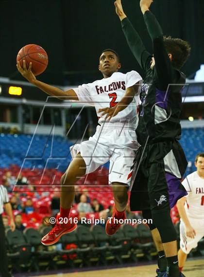 Thumbnail 1 in Redding Christian vs. Vacaville Christian (At Sleep Train Arena) photogallery.