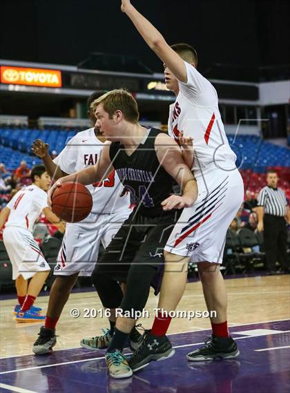 Thumbnail 1 in Redding Christian vs. Vacaville Christian (At Sleep Train Arena) photogallery.