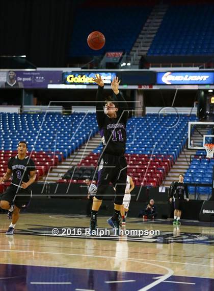 Thumbnail 2 in Redding Christian vs. Vacaville Christian (At Sleep Train Arena) photogallery.