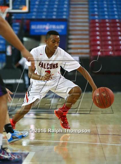 Thumbnail 1 in Redding Christian vs. Vacaville Christian (At Sleep Train Arena) photogallery.