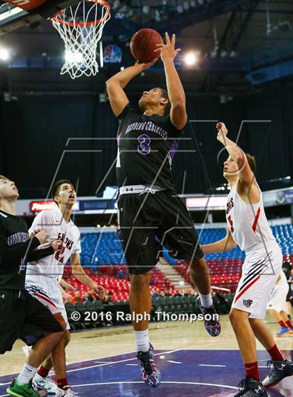 Thumbnail 2 in Redding Christian vs. Vacaville Christian (At Sleep Train Arena) photogallery.