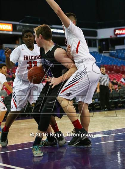 Thumbnail 2 in Redding Christian vs. Vacaville Christian (At Sleep Train Arena) photogallery.