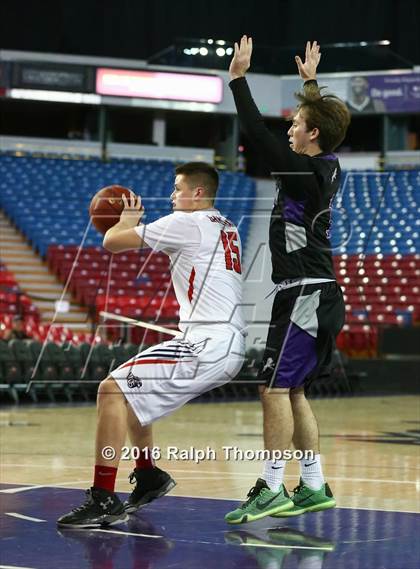 Thumbnail 2 in Redding Christian vs. Vacaville Christian (At Sleep Train Arena) photogallery.