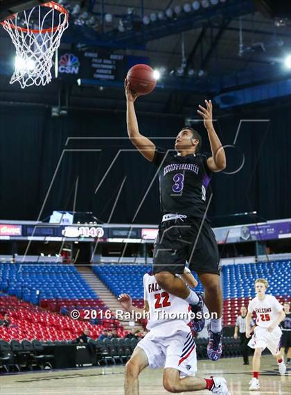 Thumbnail 3 in Redding Christian vs. Vacaville Christian (At Sleep Train Arena) photogallery.