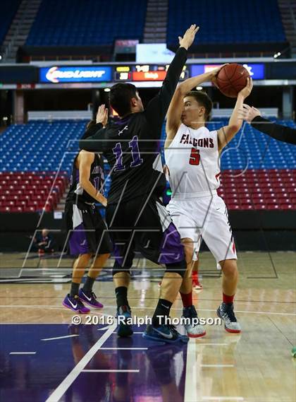 Thumbnail 3 in Redding Christian vs. Vacaville Christian (At Sleep Train Arena) photogallery.
