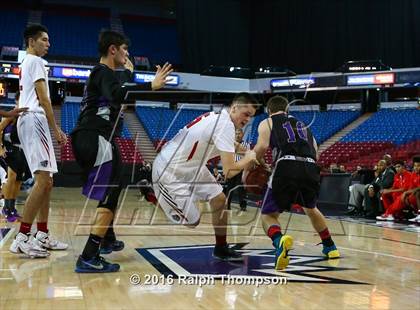 Thumbnail 1 in Redding Christian vs. Vacaville Christian (At Sleep Train Arena) photogallery.