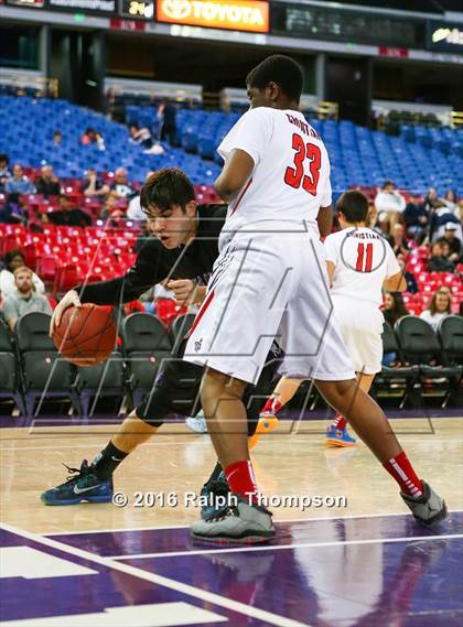Thumbnail 2 in Redding Christian vs. Vacaville Christian (At Sleep Train Arena) photogallery.