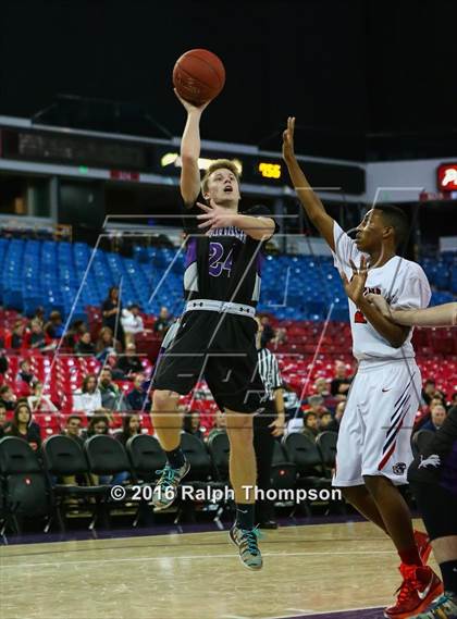 Thumbnail 1 in Redding Christian vs. Vacaville Christian (At Sleep Train Arena) photogallery.