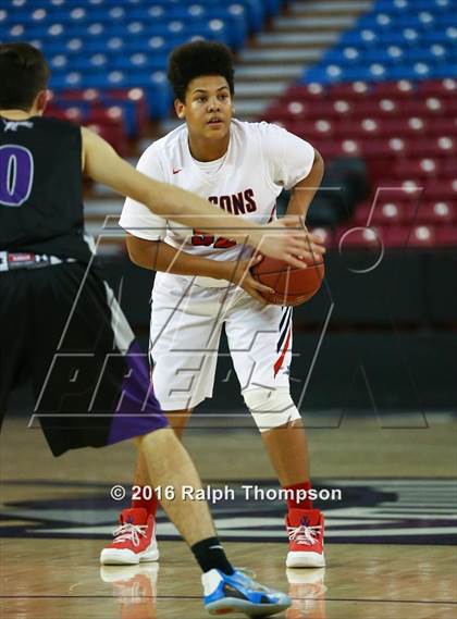 Thumbnail 2 in Redding Christian vs. Vacaville Christian (At Sleep Train Arena) photogallery.