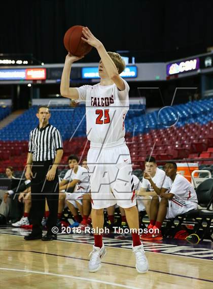 Thumbnail 2 in Redding Christian vs. Vacaville Christian (At Sleep Train Arena) photogallery.