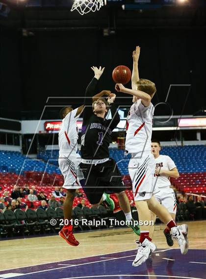 Thumbnail 1 in Redding Christian vs. Vacaville Christian (At Sleep Train Arena) photogallery.