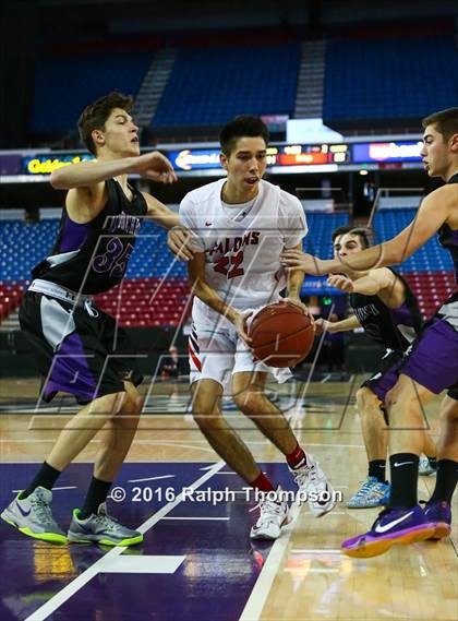 Thumbnail 1 in Redding Christian vs. Vacaville Christian (At Sleep Train Arena) photogallery.