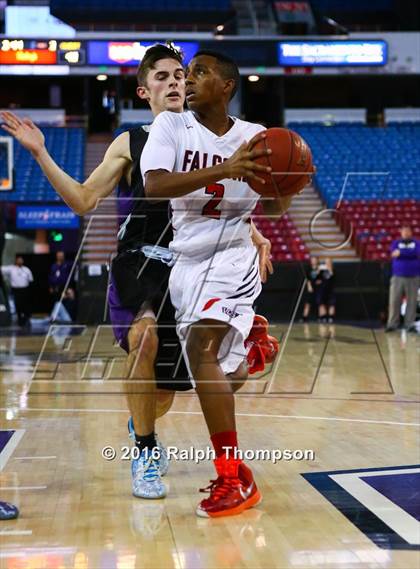 Thumbnail 3 in Redding Christian vs. Vacaville Christian (At Sleep Train Arena) photogallery.