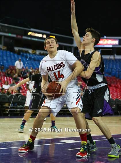 Thumbnail 3 in Redding Christian vs. Vacaville Christian (At Sleep Train Arena) photogallery.