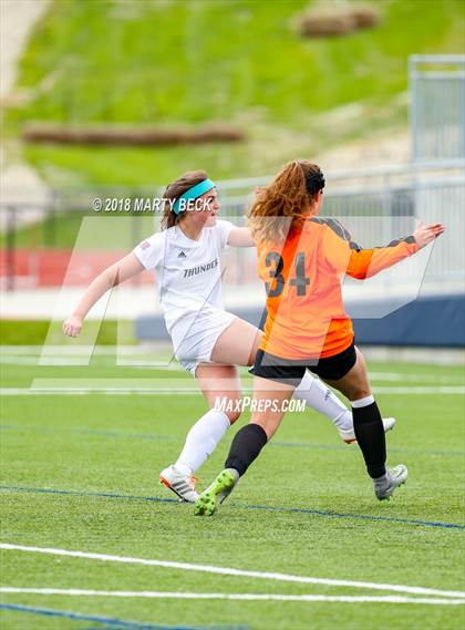Thumbnail 2 in St James Academy vs. Waynesville (Helias Invitational) photogallery.