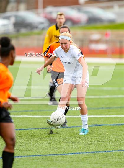 Thumbnail 2 in St James Academy vs. Waynesville (Helias Invitational) photogallery.
