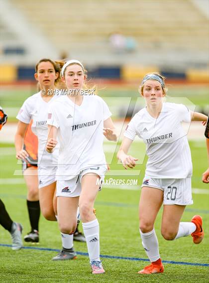 Thumbnail 2 in St James Academy vs. Waynesville (Helias Invitational) photogallery.