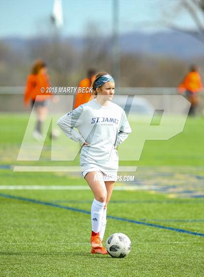 Thumbnail 1 in St James Academy vs. Waynesville (Helias Invitational) photogallery.